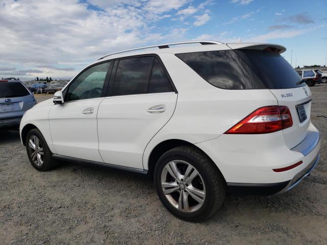 4JGDA5HB3FA531791 - 2015 MERCEDES-BENZ ML 350 4MATIC WHITE photo 2