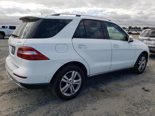 4JGDA5HB3FA531791 - 2015 MERCEDES-BENZ ML 350 4MATIC WHITE photo 3