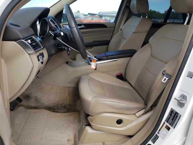 4JGDA5HB3FA531791 - 2015 MERCEDES-BENZ ML 350 4MATIC WHITE photo 7