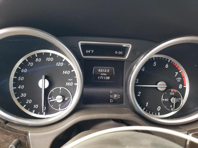 4JGDA5HB3FA531791 - 2015 MERCEDES-BENZ ML 350 4MATIC WHITE photo 9