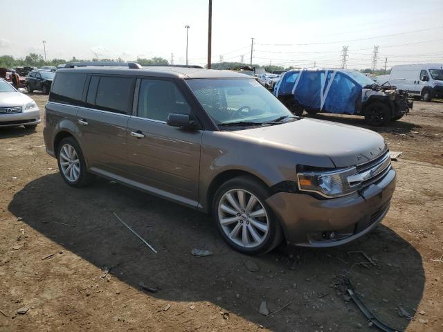 2FMHK6C89KBA33769 - 2019 FORD FLEX SEL TAN photo 4