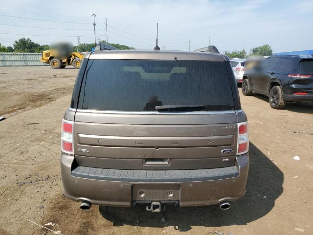 2FMHK6C89KBA33769 - 2019 FORD FLEX SEL TAN photo 6