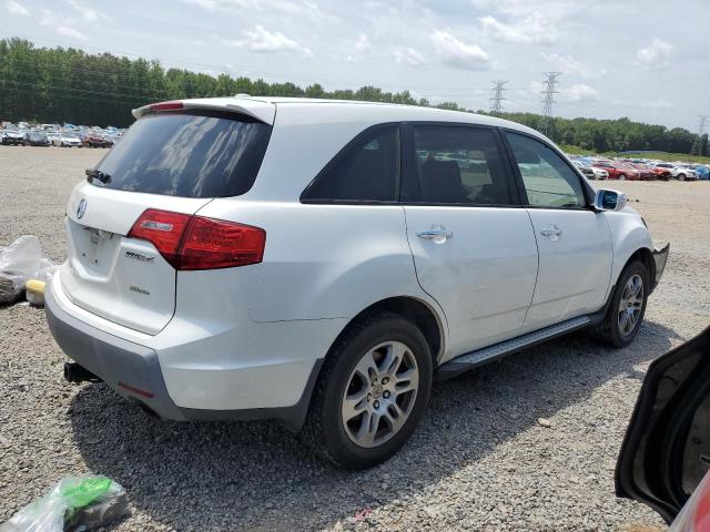 2HNYD28668H554494 - 2008 ACURA MDX TECHNOLOGY WHITE photo 3