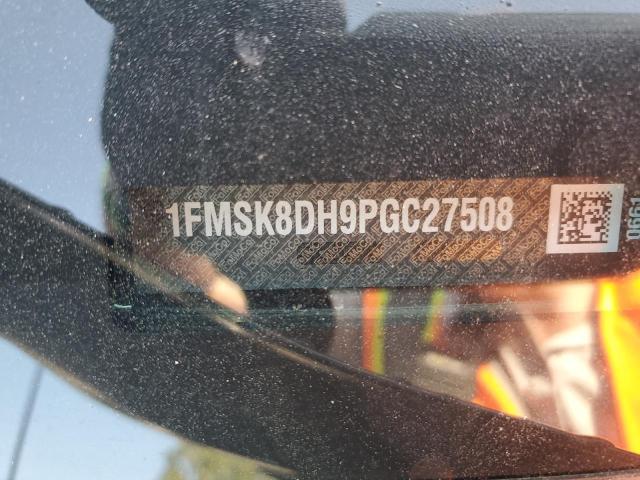 1FMSK8DH9PGC27508 - 2023 FORD EXPLORER XLT შავი ფოტო 13