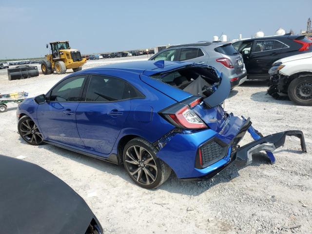 SHHFK7H40KU227258 - 2019 HONDA CIVIC SPORT BLUE photo 2