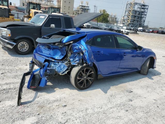 SHHFK7H40KU227258 - 2019 HONDA CIVIC SPORT BLUE photo 3