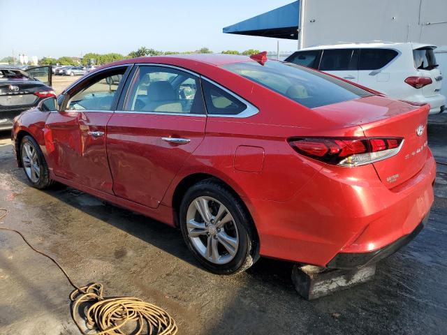 5NPE34AF8KH779824 - 2019 HYUNDAI SONATA LIMITED RED photo 2