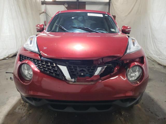 JN8AF5MV2FT553203 - 2015 NISSAN JUKE S RED photo 5