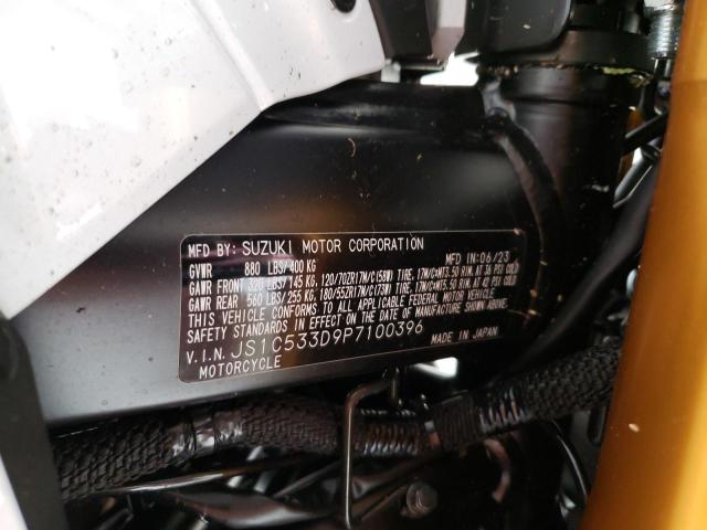 JS1C533D9P7100396 - 2023 SUZUKI GSX-S750 M TWO TONE photo 10