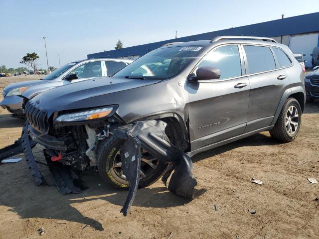 1C4PJMBS7EW172516 - 2014 JEEP CHEROKEE TRAILHAWK GRAY photo 1