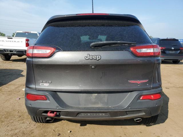 1C4PJMBS7EW172516 - 2014 JEEP CHEROKEE TRAILHAWK GRAY photo 6