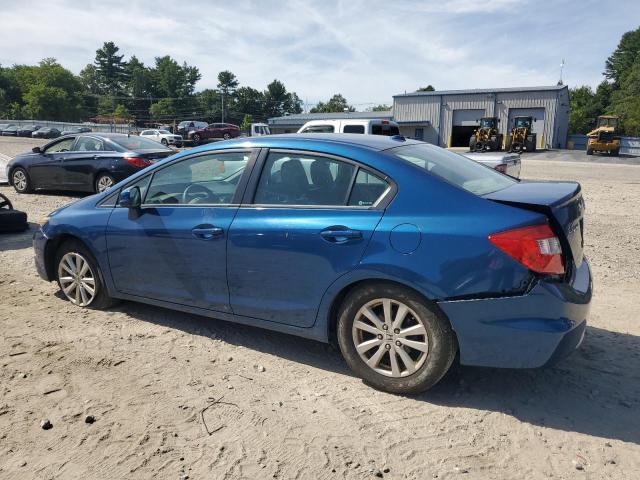 2HGFB2F91CH544272 - 2012 HONDA CIVIC EXL BLUE photo 2
