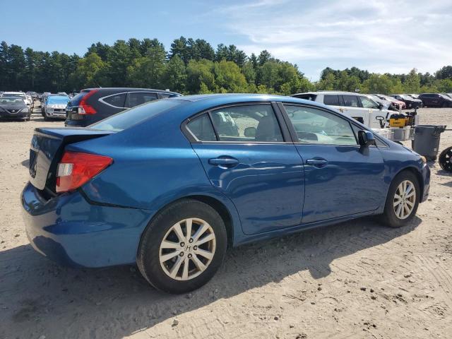 2HGFB2F91CH544272 - 2012 HONDA CIVIC EXL BLUE photo 3