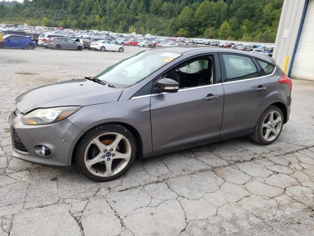 1FAHP3N29CL172319 - 2012 FORD FOCUS TITANIUM GRAY photo 1