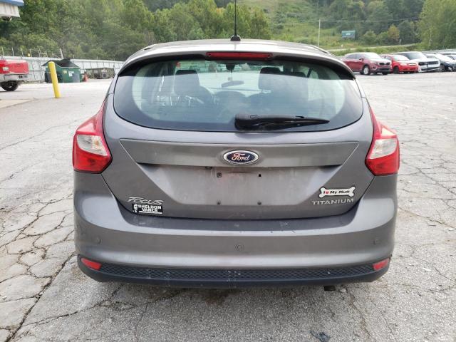 1FAHP3N29CL172319 - 2012 FORD FOCUS TITANIUM GRAY photo 6