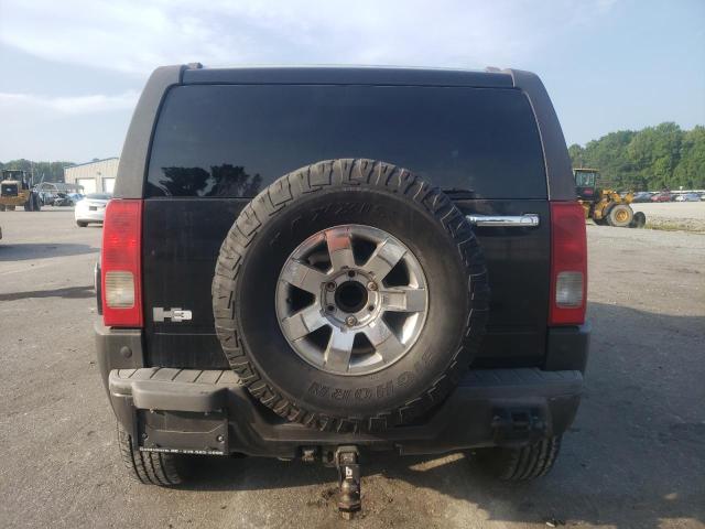 5GTDN13E578170410 - 2007 HUMMER H3 BLACK photo 6