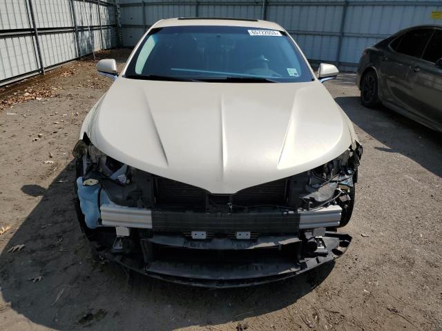3LN6L2G95FR609865 - 2015 LINCOLN MKZ BEIGE photo 5