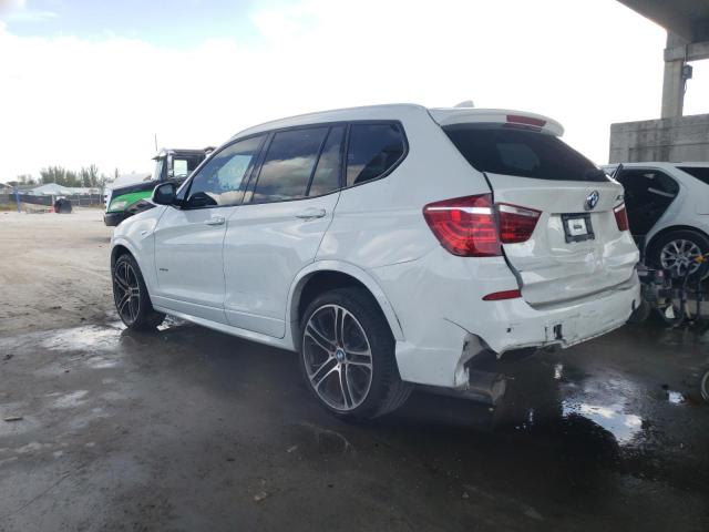 5UXWZ7C37H0V91405 - 2017 BMW X3 SDRIVE28I WHITE photo 2