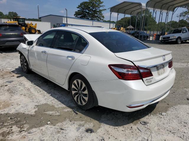 JHMCR6F39HC005195 - 2017 HONDA ACCORD HYBRID WHITE photo 2