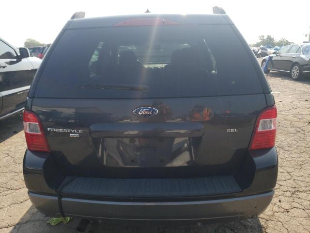 1FMDK05117GA40713 - 2007 FORD FREESTYLE SEL BLUE photo 6