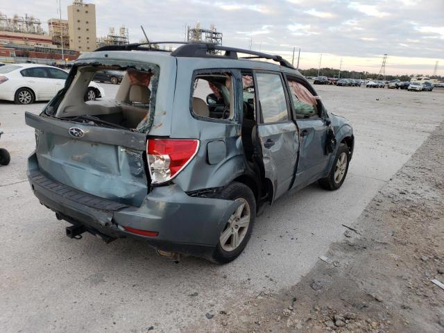 JF2SH6BC3AH784531 - 2010 SUBARU FORESTER XS Зелений фото 4