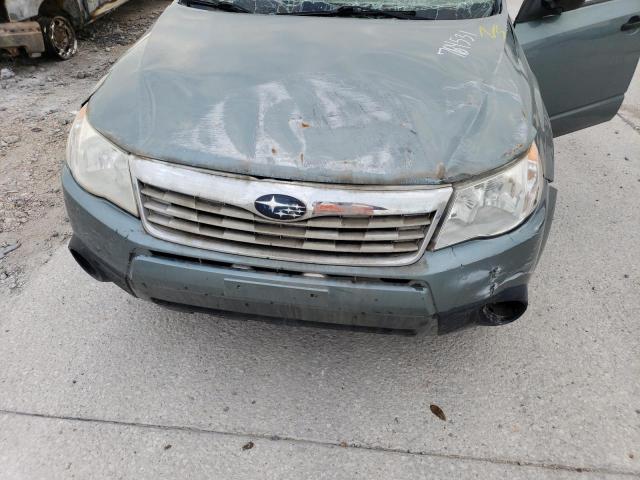 JF2SH6BC3AH784531 - 2010 SUBARU FORESTER XS Зелений фото 7