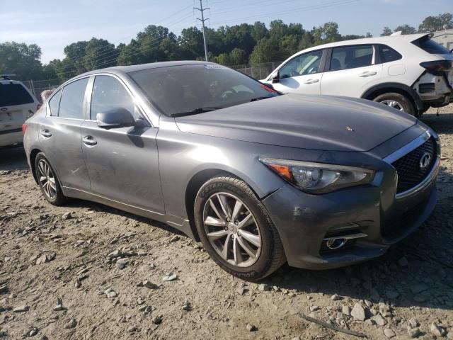 JN1CV7AR7HM680118 - 2017 INFINITI Q50 BASE GRAY photo 4