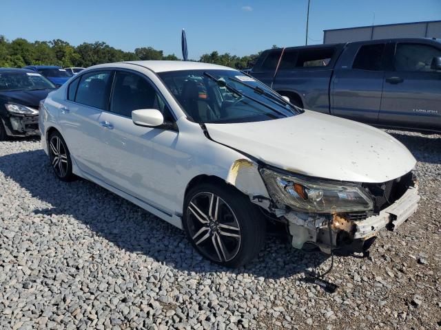1HGCR2F5XGA180210 - 2016 HONDA ACCORD SPORT Blanc photo 4