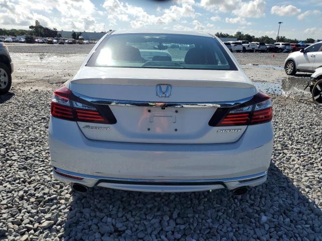 1HGCR2F5XGA180210 - 2016 HONDA ACCORD SPORT Blanc photo 6
