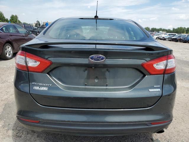 3FA6P0HD7FR127811 - 2015 FORD FUSION SE BLACK photo 6