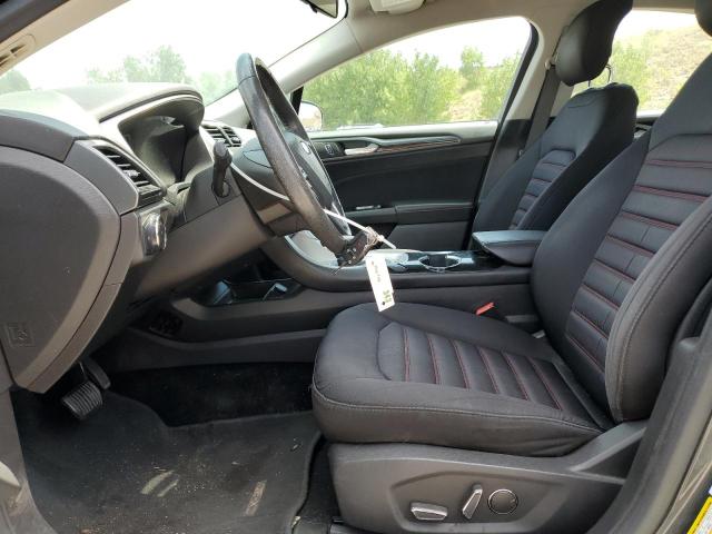 3FA6P0HD7FR127811 - 2015 FORD FUSION SE BLACK photo 7