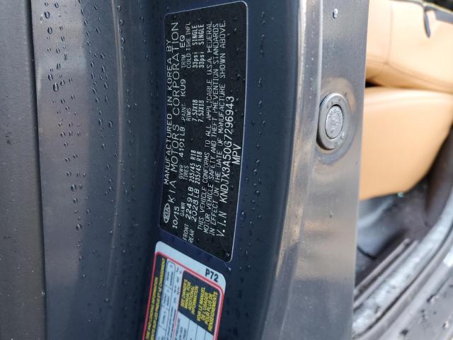 KNDJX3A50G7296943 - 2016 KIA SOUL ! SILVER photo 12