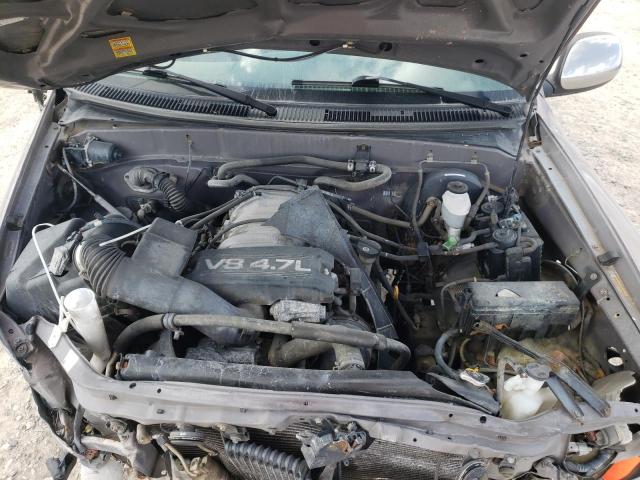 5TBRT341XYS113507 - 2000 TOYOTA TUNDRA ACCESS CAB ნაცრისფერი ფოტო 7