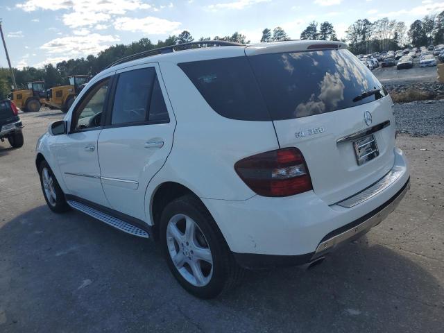 4JGBB86E67A278678 - 2007 MERCEDES-BENZ ML 350 WHITE photo 2