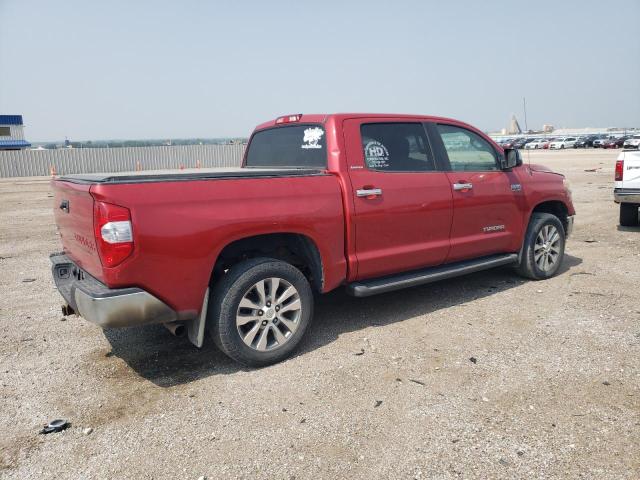 5TFHW5F1XFX431797 - 2015 TOYOTA TUNDRA CREWMAX LIMITED RED photo 3