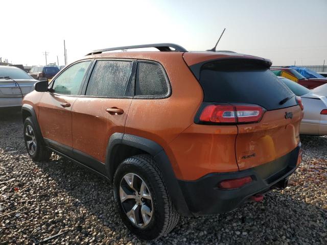 1C4PJMBS2FW546726 - 2015 JEEP CHEROKEE TRAILHAWK ORANGE photo 2