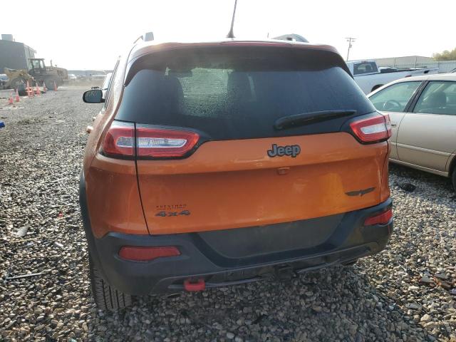 1C4PJMBS2FW546726 - 2015 JEEP CHEROKEE TRAILHAWK ORANGE photo 6