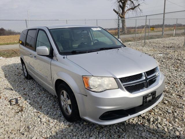 2C4RDGCGXCR148986 - 2012 DODGE GRAND CARA SXT SILVER photo 1