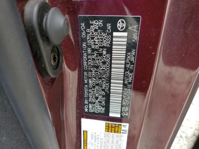 JTKDE177650005828 - 2005 TOYOTA SCION TC Bənövşəyi foto 12