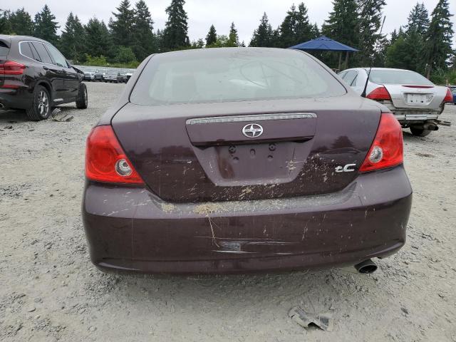 JTKDE177650005828 - 2005 TOYOTA SCION TC Bənövşəyi foto 6