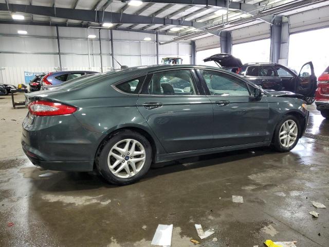 3FA6P0H72FR137754 - 2015 FORD FUSION SE GREEN photo 3