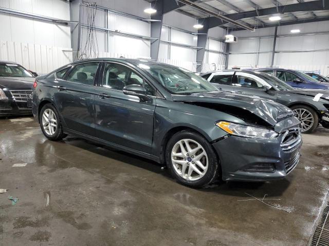 3FA6P0H72FR137754 - 2015 FORD FUSION SE GREEN photo 4