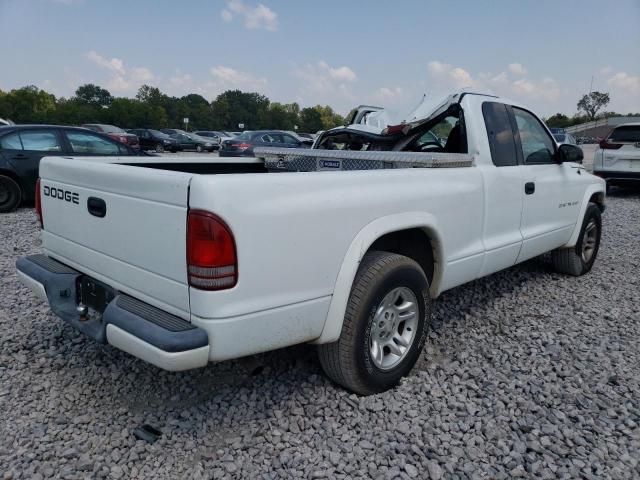 1B7GL32X02S682127 - 2002 DODGE DAKOTA SPORT WHITE photo 3