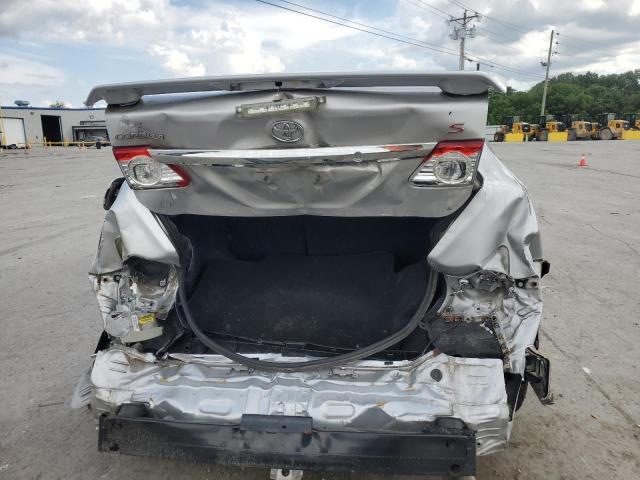 2T1BU4EE5CC802305 - 2012 TOYOTA COROLLA BASE ვერცხლისფერი ფოტო 6