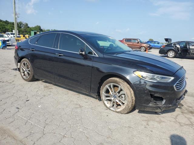 3FA6P0CDXKR180357 - 2019 FORD FUSION SEL BLACK photo 4
