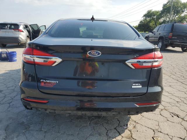 3FA6P0CDXKR180357 - 2019 FORD FUSION SEL BLACK photo 6