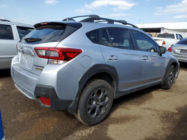 JF2GTHSC0NH288026 - 2022 SUBARU CROSSTREK SPORT SILVER photo 3