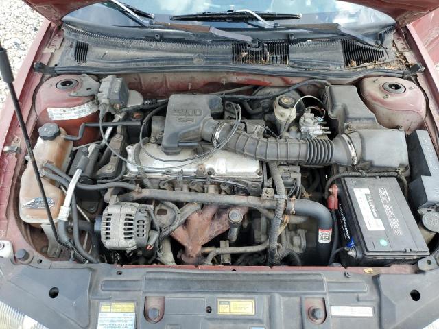 1G1JC1245X7212095 - 1999 CHEVROLET CAVALIER BASE BURGUNDY photo 11