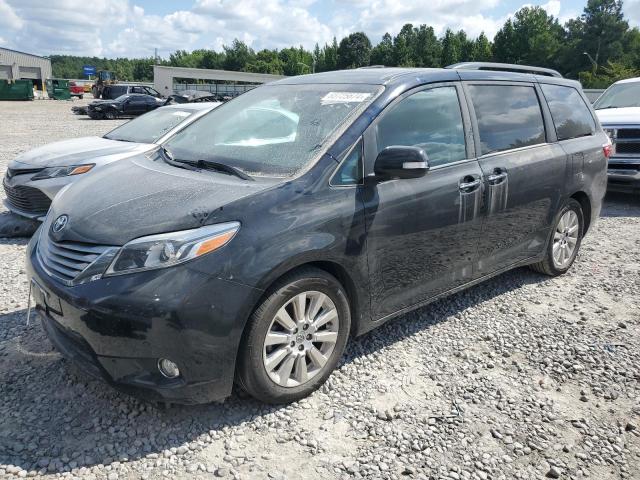 5TDYK3DC5FS645994 - 2015 TOYOTA SIENNA XLE BLACK photo 1