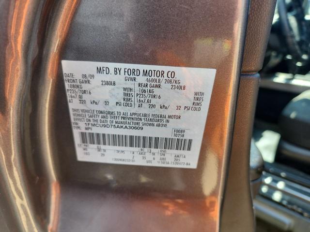 1FMCU9D75AKA30609 - 2010 FORD ESCAPE XLT Grau Foto 13